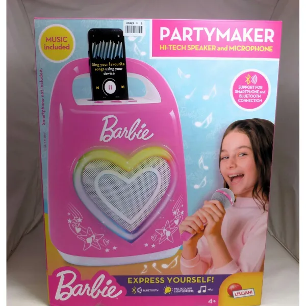 Karaokė mikrofonu Barbie