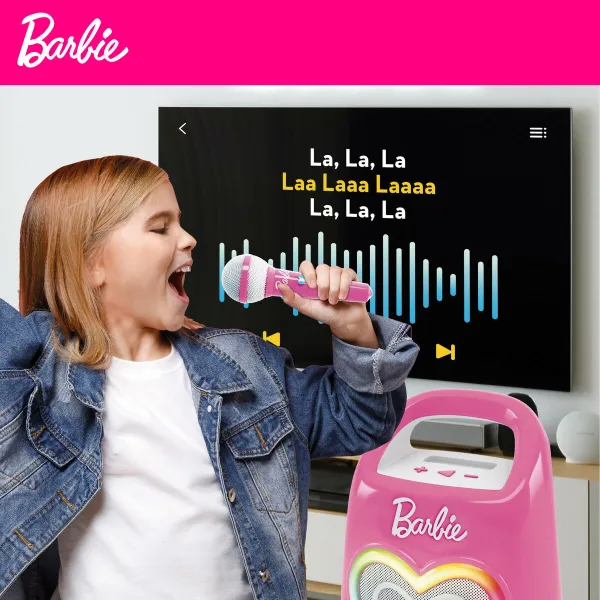 Kараоке-микрофоном Barbie