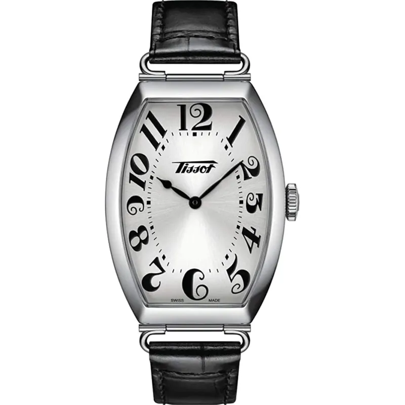 Meeste Kell Tissot HERITAGE PORTO Hõbedane Must