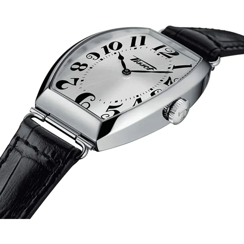Meeste Kell Tissot HERITAGE PORTO Hõbedane Must
