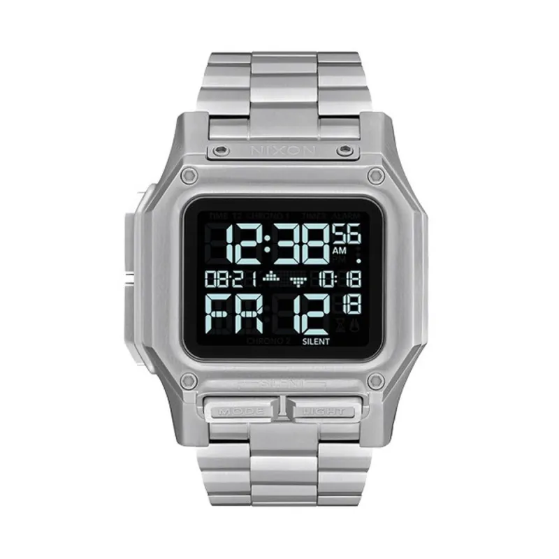 Laikrodis vyrams Nixon A1268-000 Juoda Pilka