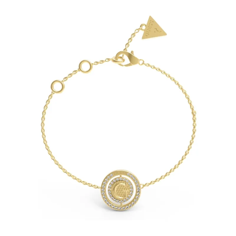 Naisten rannekorut Guess JUBB02257JWYGS Kullattu