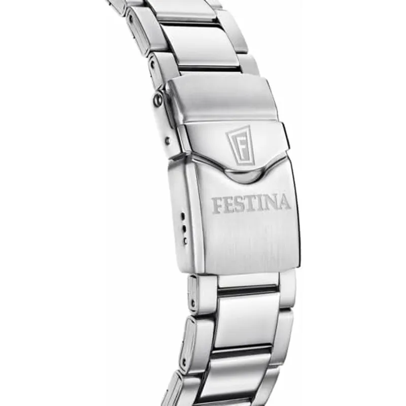 Мужские часы Festina F20663/4 Оранжевый Серебристый