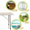 Table Aktive 80 x 60 cm White Foldable Camping