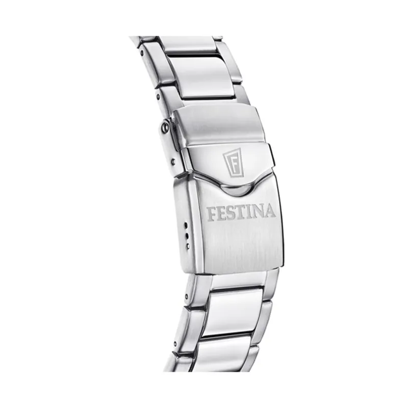 Vīriešu Pulkstenis Festina F20665/4 Melns Sudrabains (Ø 34 mm)