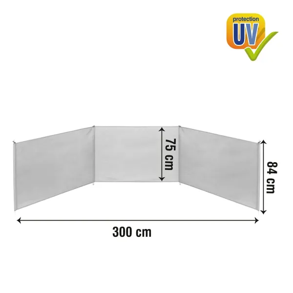 Beach Windscreen Aktive 300 x 85 x 2 cm 300 x 75 cm