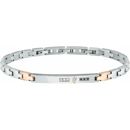 Miesten rannekorut Maserati JEWELS W-DIAMOND Ruostumaton teräs