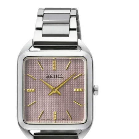 Мужские часы Seiko SWR077P1 Розовый Серебристый