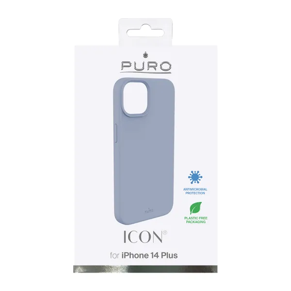 PURO ICON Cover - Case for iPhone 14 Plus (Sierra Blue)