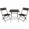 Table set with 2 chairs Aktive Squared 60 x 72 cm
