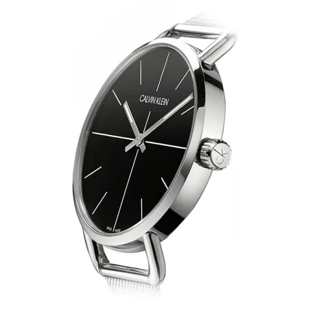 Мужские часы Calvin Klein K7B21121 Чёрный Серебристый
