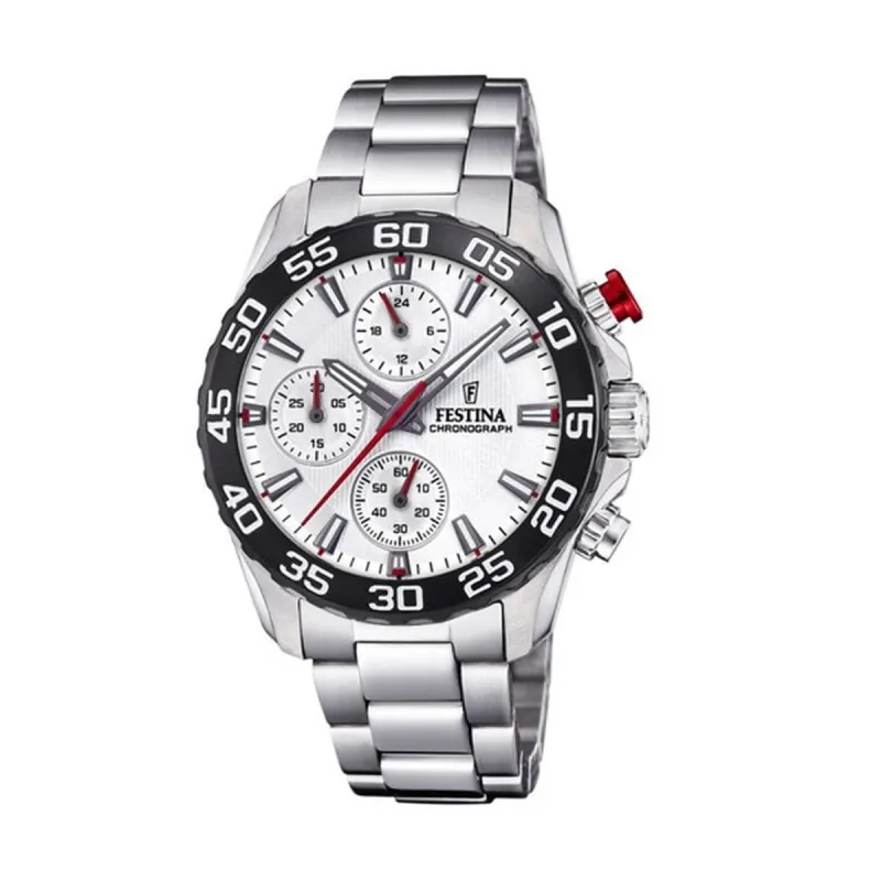Vīriešu Pulkstenis Festina F20457/1 Sudrabains