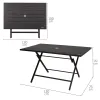 Folding Table Aktive 120 x 70 x 75 cm