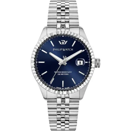 Miesten rannekellot Philip Watch R8253597077 Hopeinen