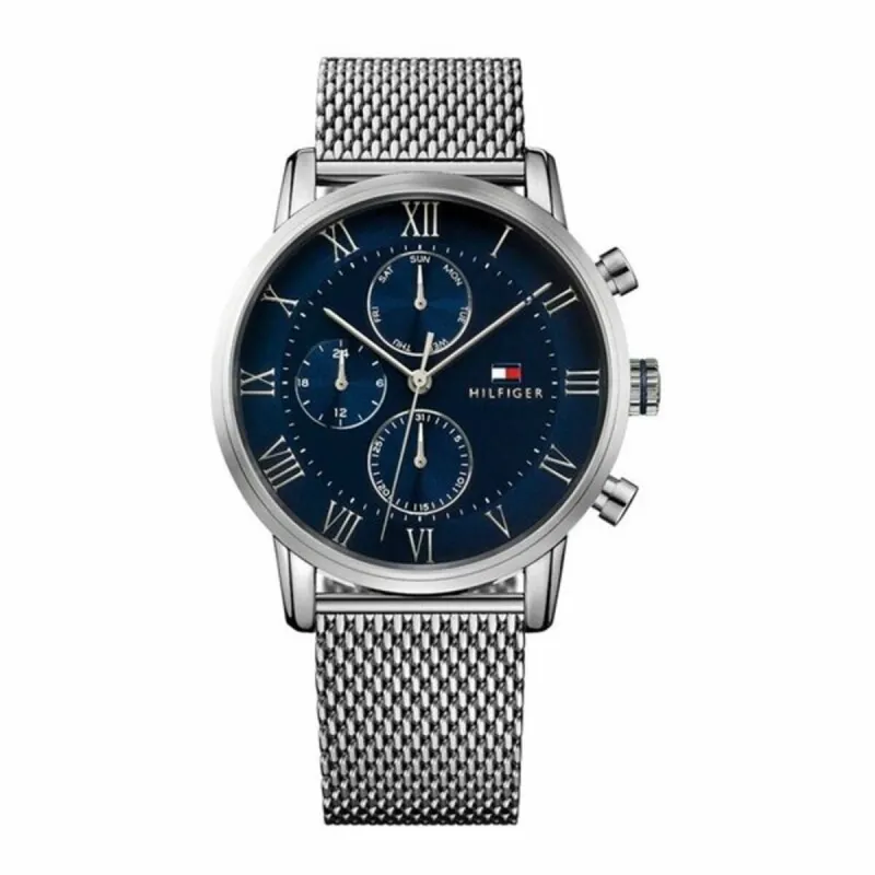 Vīriešu Pulkstenis Tommy Hilfiger 1669934 Sudrabains