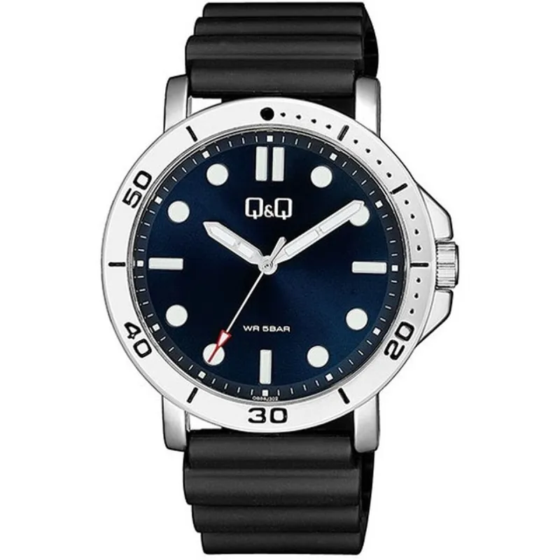 Laikrodis vyrams Q&Q QB86J302Y (Ø 44 mm)