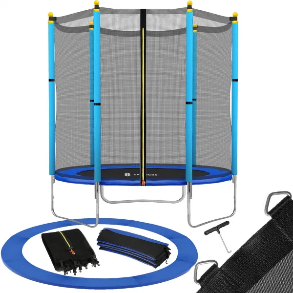Садовый батут Springos TP0024 4,5 фута / 140 см