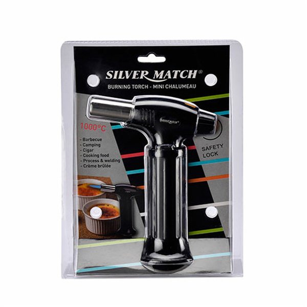 Kitchen Blowtorch Silver Match Professional