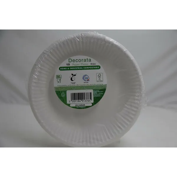 Dinnerware Set Procos White Paper 23 x 1,5 x 23 cm