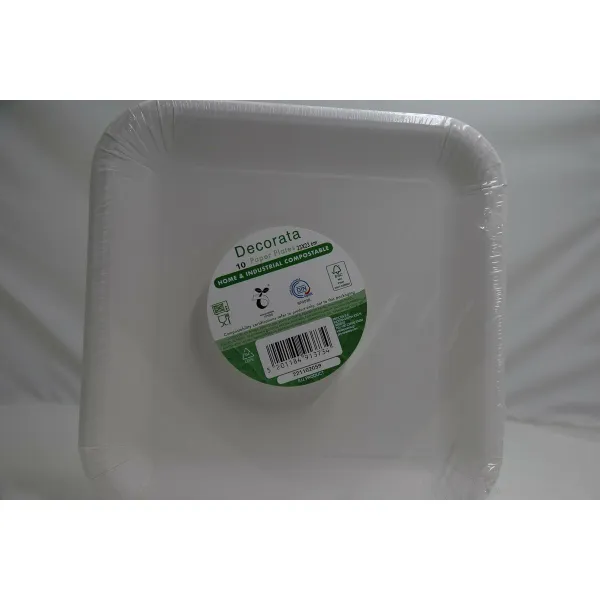 Dinnerware Set Procos White Paper 23 x 1,5 x 23 cm