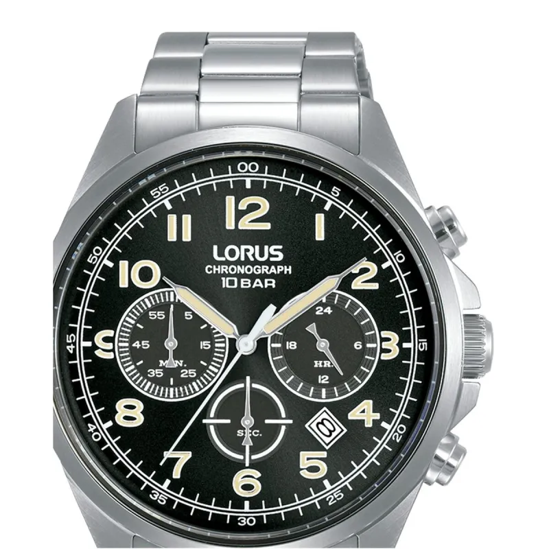 Meeste Kell Lorus RT303KX9 Must Hõbedane
