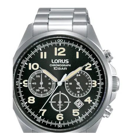 Meeste Kell Lorus RT303KX9 Must Hõbedane
