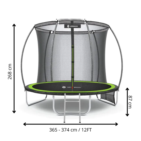 Garden trampoline Springos TP0020 12 ft (365-374cm)