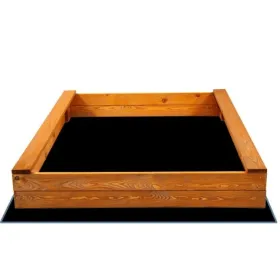 Medinė smėlio dėžė Springos PS120IE 120x120 CM