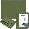 Suojapeite 5x8m Springos GA2127 120g/m2 paksu suojaava vihreä arkki