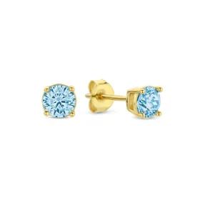 Ladies' Earrings New Bling HIN00336 Golden