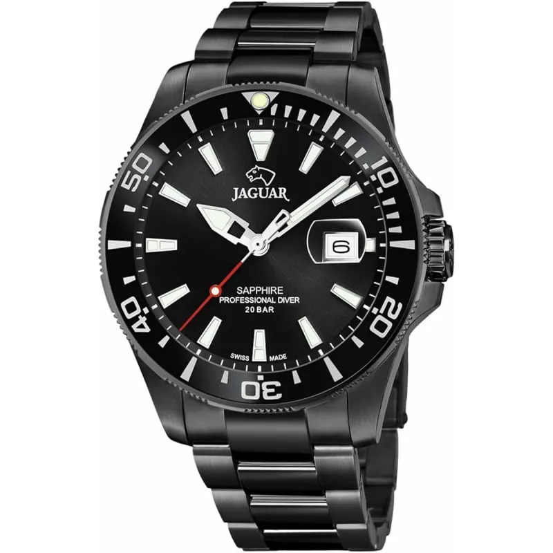 Laikrodis vyrams Jaguar J989/1 Juoda