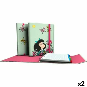 Rengaskansio Mafalda Carpeplús Vihreä A4 (2 osaa)