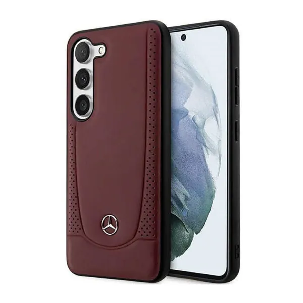 Mercedes Leather Urban Line - Case for Samsung Galaxy S23+ (Red)