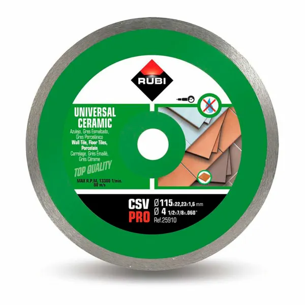 Teemantlõikeketas Rubi  pro 25910