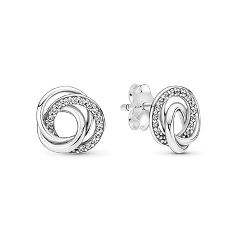Женские серьги Pandora 291076C01 Ювелирное серебро 925