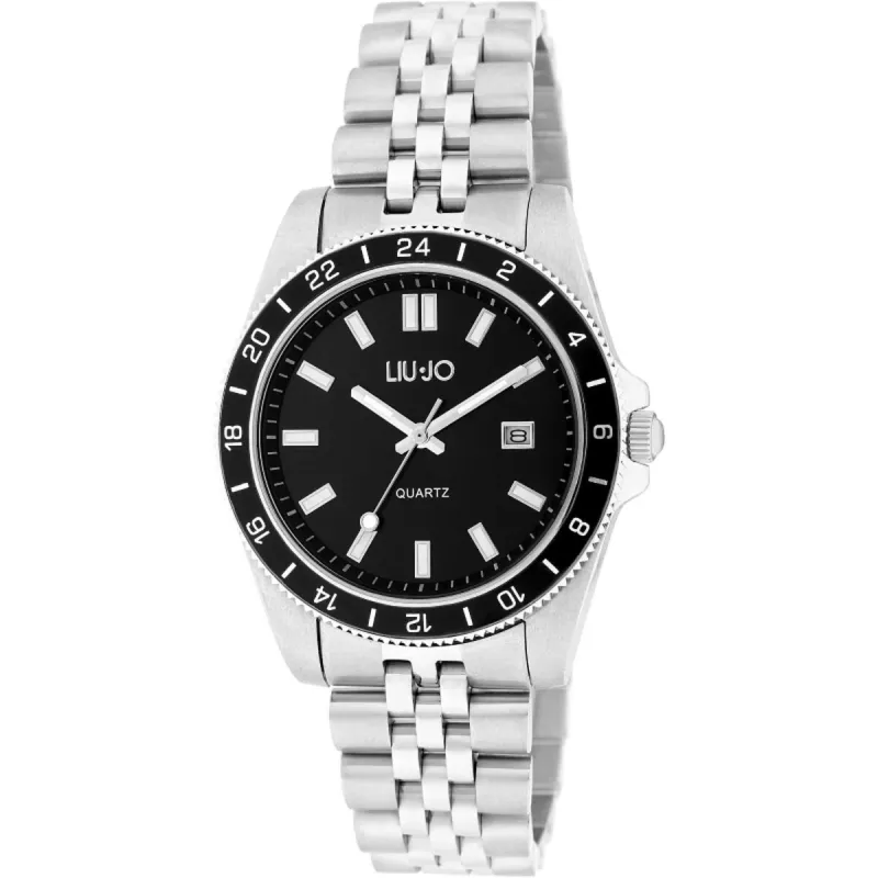 Laikrodis vyrams LIU JO TLJ1748 Juoda Sidabras (Ø 40 mm)