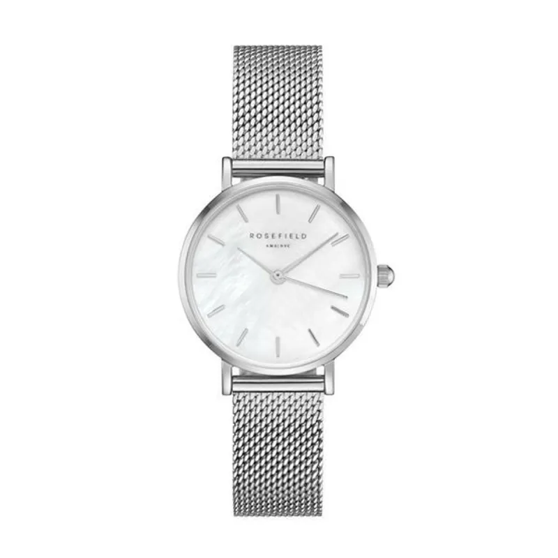 Sieviešu Pulkstenis Rosefield Sudrabains
