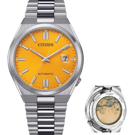 Laikrodis vyrams Citizen NJ0150-81Z Oranžinė Sidabras (Ø 40 mm)