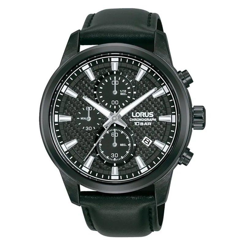Laikrodis vyrams Lorus SPORTS Juoda (Ø 45 mm)
