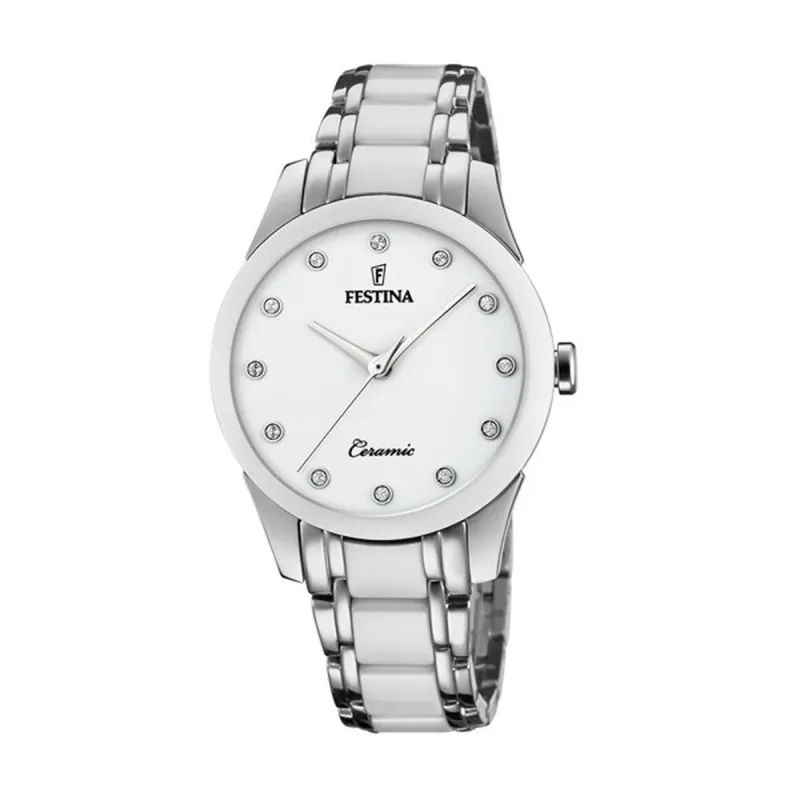 Miesten rannekellot Festina F20499/1 Hopeinen (Ø 35 mm)