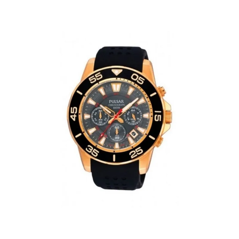Laikrodis vyrams Pulsar Juoda (Ø 45 mm)