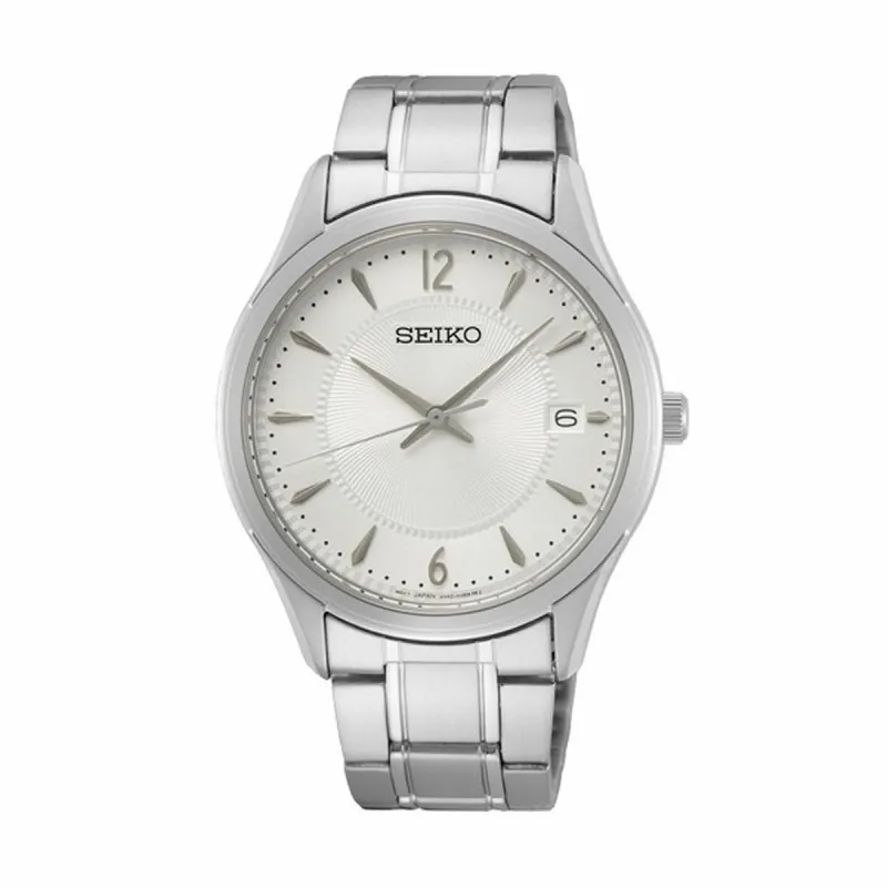 Мужские часы Seiko SUR417P1 Серый Серебристый (Серый) (Серебристый)