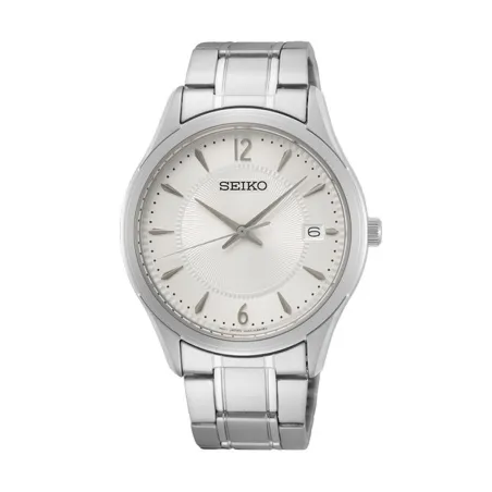 Мужские часы Seiko SUR417P1 Серый Серебристый (Серый) (Серебристый)
