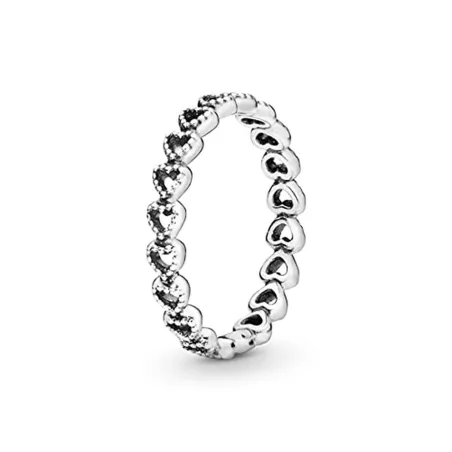 Naisten sormus Pandora 190980-50 Hopeinen