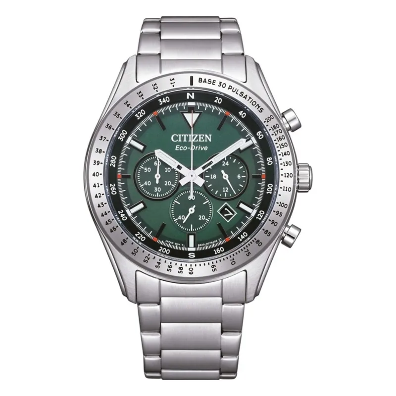 Laikrodis vyrams Citizen CA4600-89X Žalia Sidabras