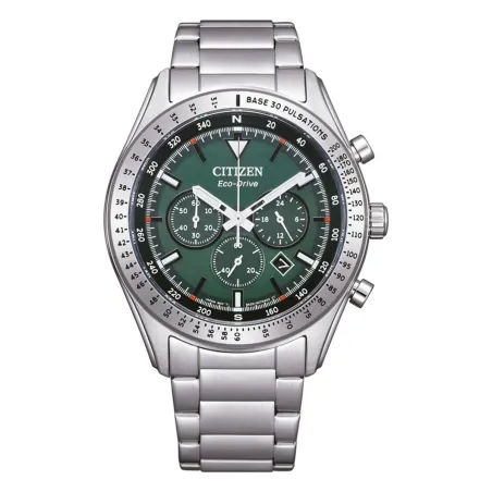 Miesten rannekellot Citizen CA4600-89X Vihreä Hopeinen