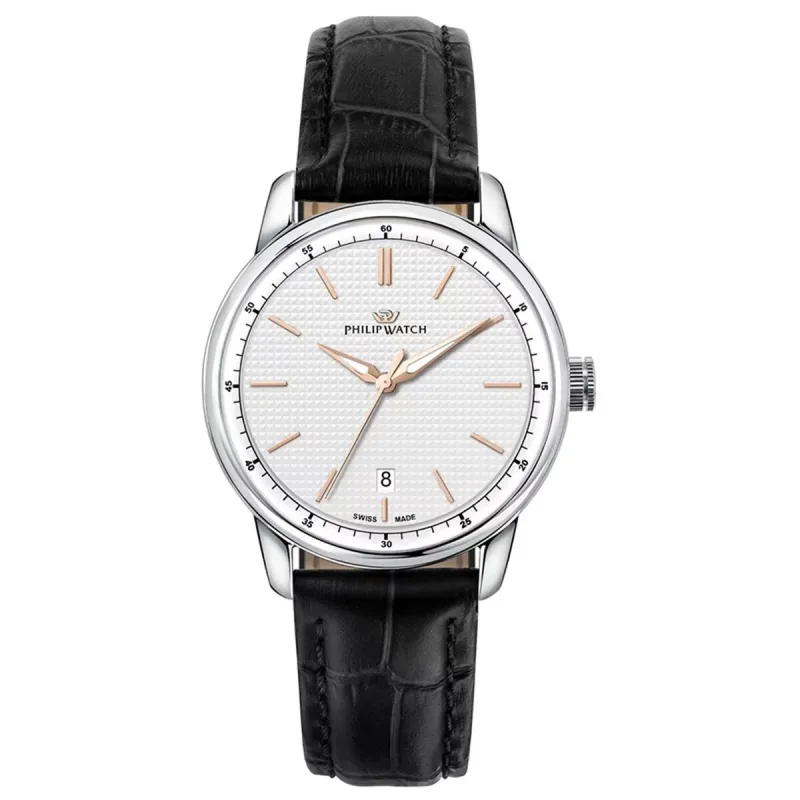 Miesten rannekellot Philip Watch R8251150009 Musta (Ø 40 mm)