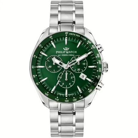 Laikrodis vyrams Philip Watch R8273995019 Žalia