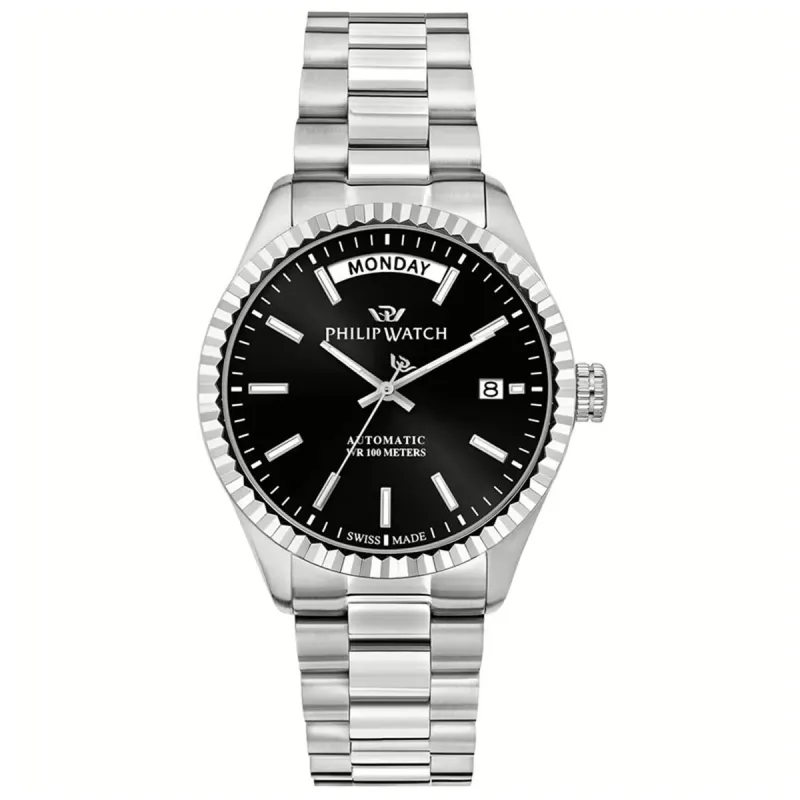 Meeste Kell Philip Watch R8223597108 Must Hõbedane