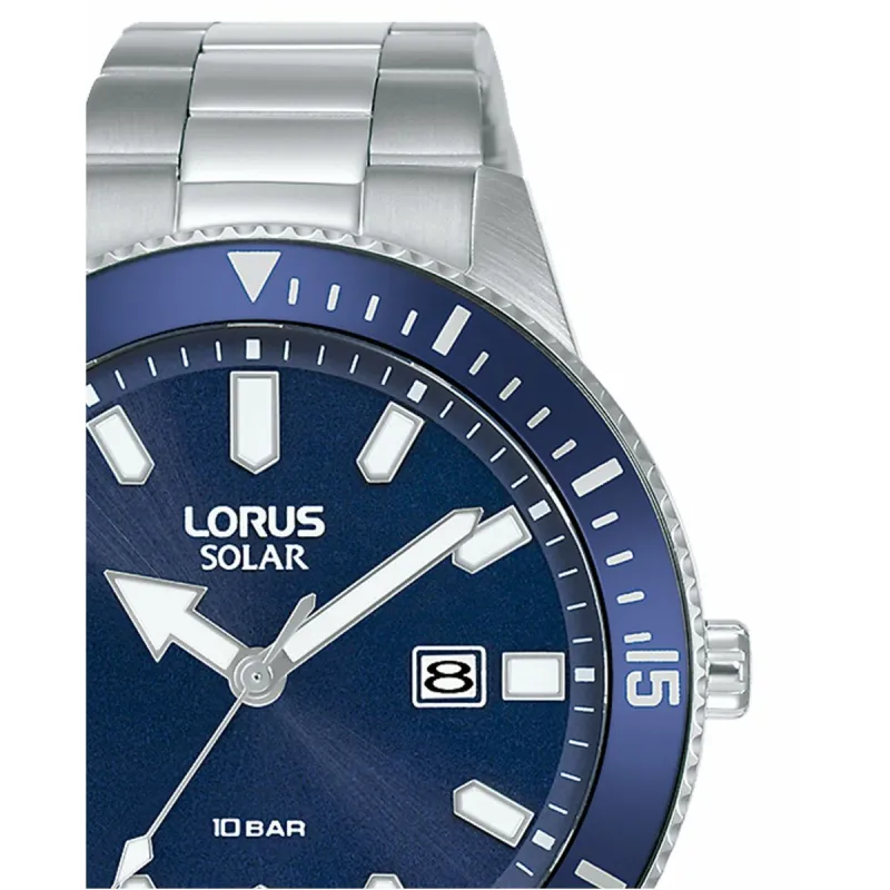 Vīriešu Pulkstenis Lorus RX313AX9 Sudrabains